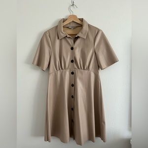 ASOS Tan Leather Dress